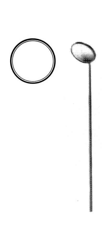 LARİNKS AYNASI 12CM ÇAP  16MM
